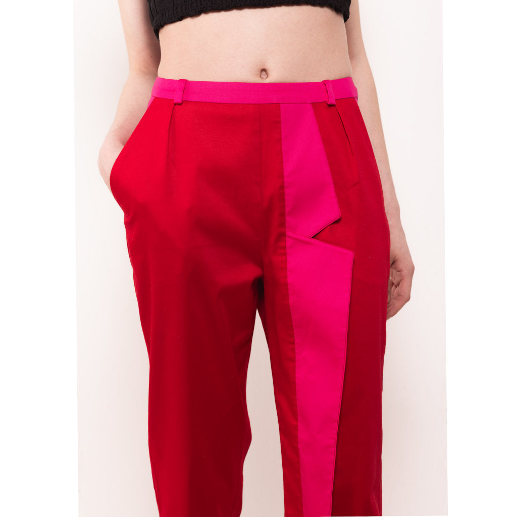 Pantalon à simple col