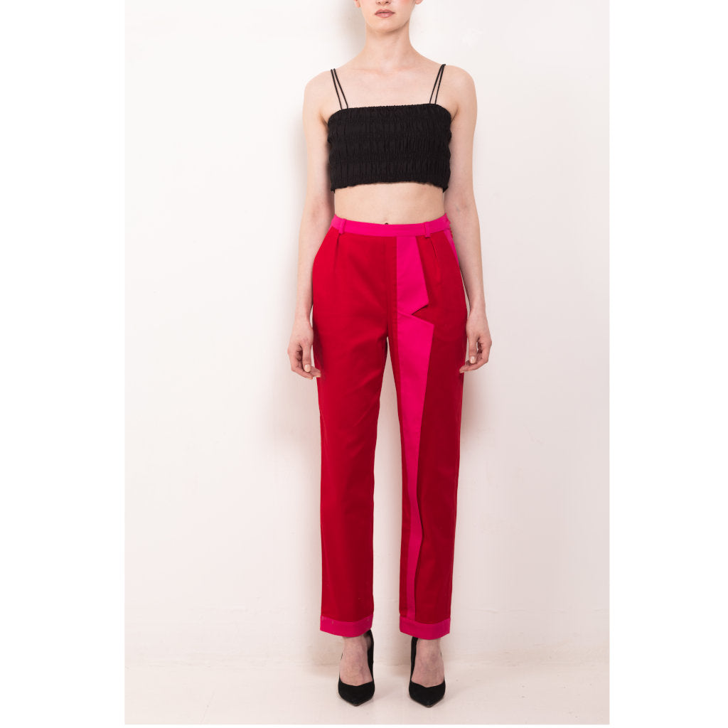 Pantalon à simple col
