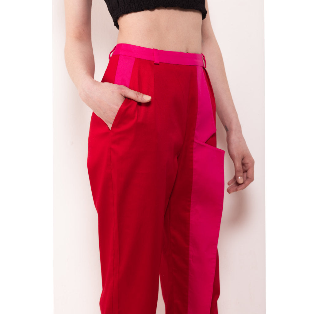 Pantalon à simple col